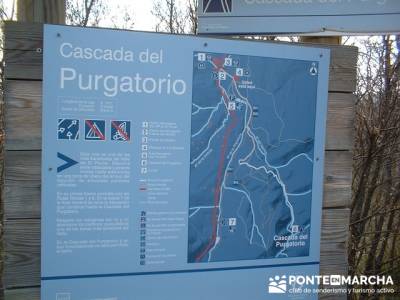Cascadas del Purgatorio - Madrid senderismo; clubs de senderismo en madrid; madrid senderismo